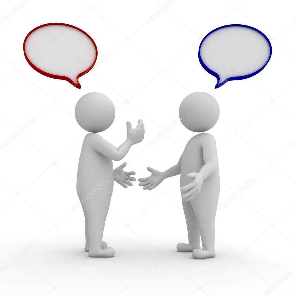 Talking again with someone